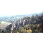 Adršpach - pohled ze Starozámeckého vrchu na Skalní město