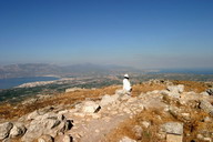 Akrokorint - pohled na Korintskou šíji