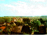 Pohled na město z Chrbů