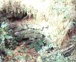 Starozámecký vrch - zbytky studně na zřícenině hradu Adersbach